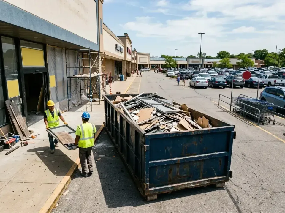 retail-store-renovation-debris-003 — frequently asked questions, Roll-off Dumpster Rentals in Willowbrook, IL